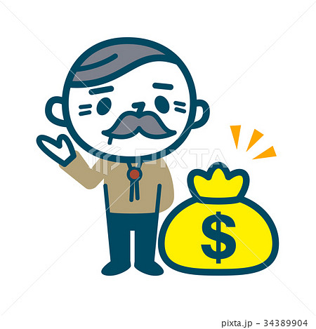 お金持ちのシニア男性 34389904