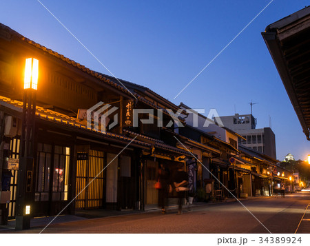犬山城下町 夜景 犬山城下町 夜景 34389924