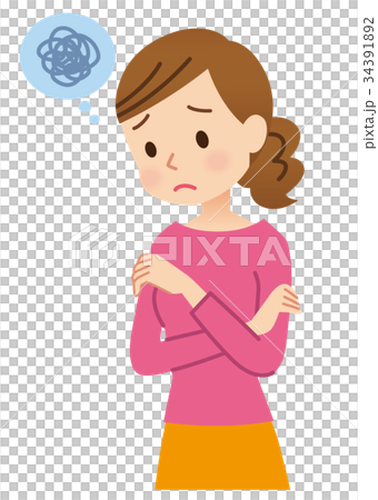 Woman in need - Stock Illustration [34391892] - PIXTA