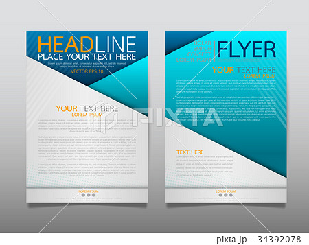 Template flyer cover business brochure layout. Template flyer cover business brochure layout. 34392078
