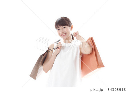 買い物イメージの女性 34393918