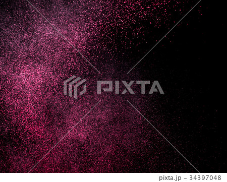 dust explosion on a black background for graphic dust explosion on a black background for graphic 34397048