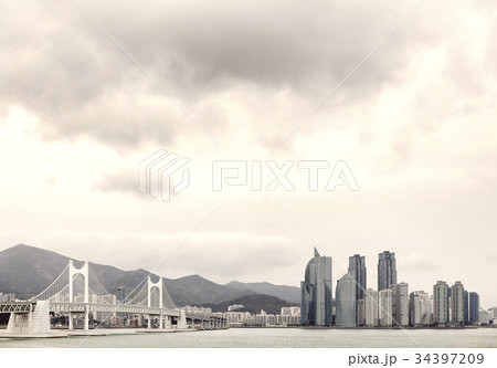 広安大橋 海 都市 34397209