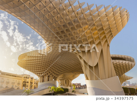 Seville metropol at summer ,Spain 34397575