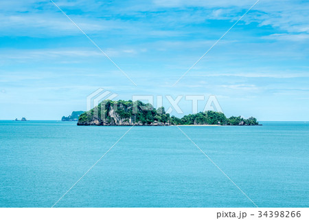 Small island near beach Small island near beach 34398266