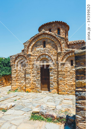 Byzantine church in Fodele, Crete, Greece 34399620