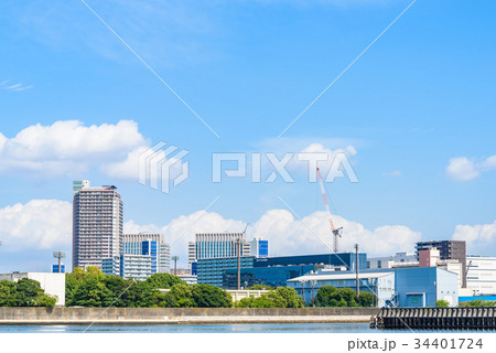 越中島の風景 34401724