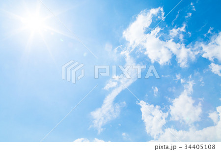 雲 空 青い空 白い雲 秋の空 晩夏の空 背景用素材 クラウド 青空 合成用背景 雲 空 青い空 白い雲 秋の空 晩夏の空 背景用素材 クラウド 青空 合成用背景 34405108