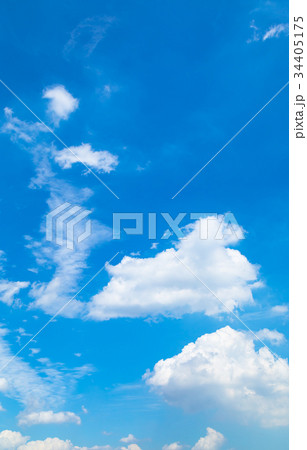 雲 空 青い空 白い雲 秋の空 晩夏の空 背景用素材 クラウド 青空 合成用背景 雲 空 青い空 白い雲 秋の空 晩夏の空 背景用素材 クラウド 青空 合成用背景 34405175