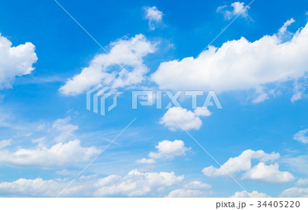 雲 空 青い空 白い雲 秋の空 晩夏の空 背景用素材 クラウド 青空 合成用背景 雲 空 青い空 白い雲 秋の空 晩夏の空 背景用素材 クラウド 青空 合成用背景 34405220