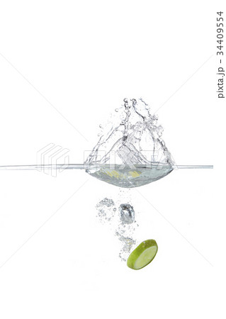 ライム 水揚げ 水がはじける 34409554