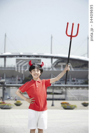 赤い悪魔 子供 応援 34409695