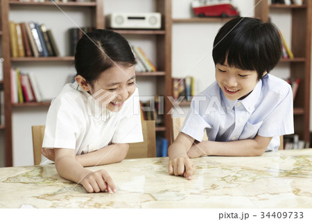 上半身 子供同士 子供のみ 34409733