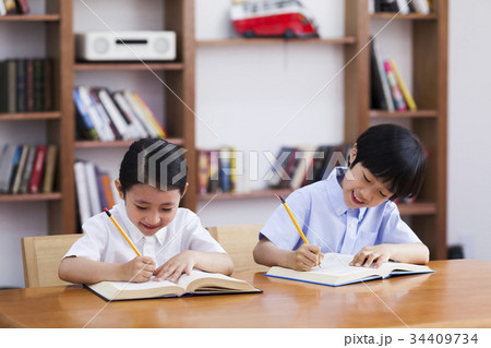 勉強 子供同士 子供のみ 34409734