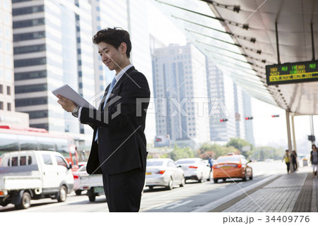 ビジネスマン ソウル タブレットピーシー 34409776