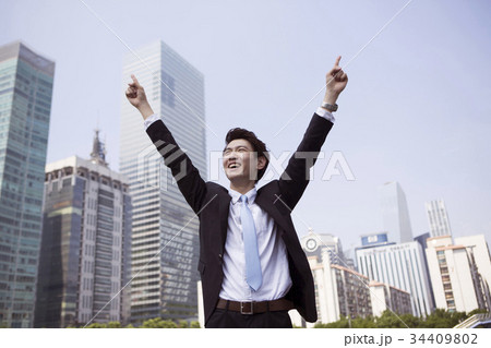 ビジネスマン ソウル 韓国 34409802