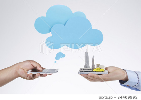 モデル スマートフォン スマホ 34409995