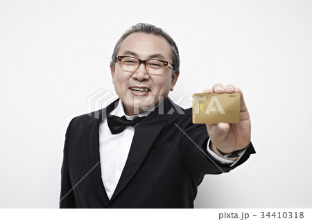 蝶ネクタイ ボータイ ビジネスマン 34410318