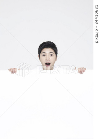 前顔 正面 口をあける 34410681