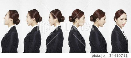 ビジネスウーマン 憂鬱 ゆがみ 34410711