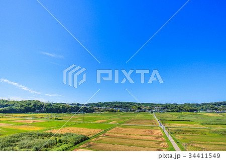 市原市　上高根　馬立　光風台付近を空撮 34411549