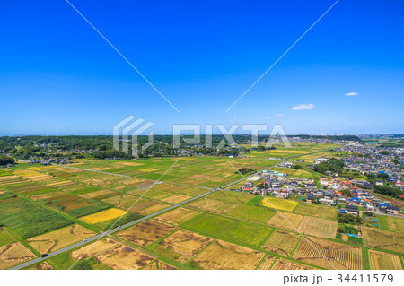市原市　上高根　馬立　光風台付近を空撮 34411579