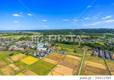 市原市　上高根　馬立　光風台付近を空撮 34411584