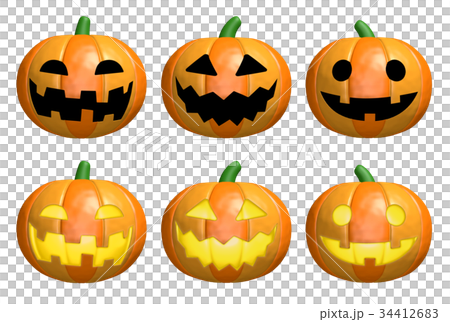 ハロウィン かぼちゃのイラスト素材 [34412683] - PIXTA