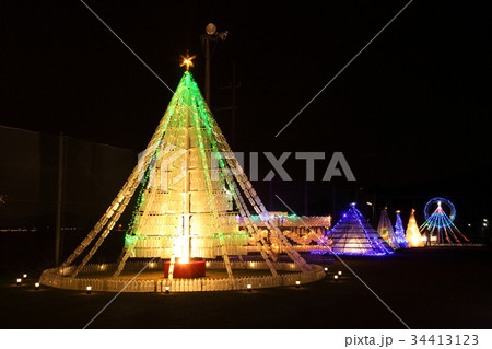 石塔町のペットボトルイルミネーション 34413123