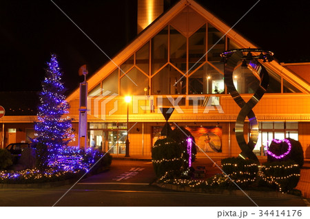 瀬田唐橋公園のイルミネーション 34414176