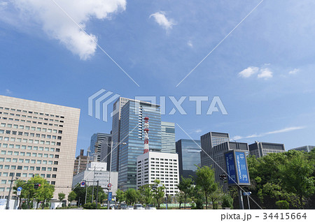 東京風景　大手町　平川門 34415664