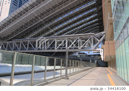 walking inside Osaka Station in Osaka, Japan 34416100