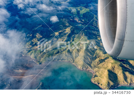 new zealand northern island aerial landscape 34416730