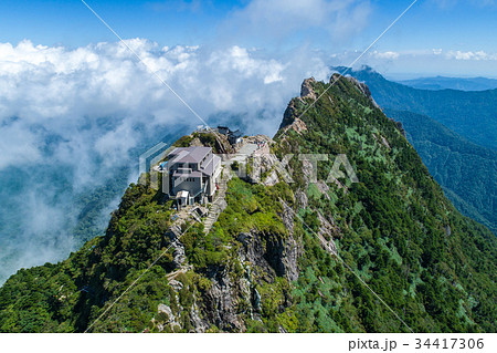 石鎚山（愛媛県）　空撮 34417306