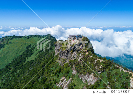 石鎚山（愛媛県）　空撮 34417307