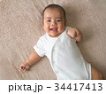 笑顔の赤ちゃん 34417413