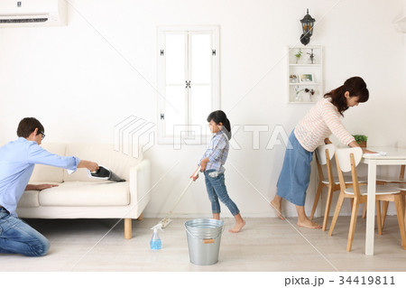 掃除　ファミリー 34419811