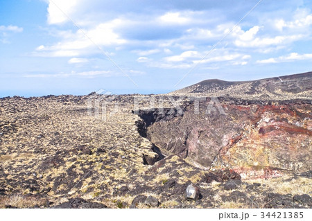 大島　三原山火口 34421385