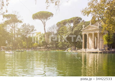 Temple of Aesculapius in Villa Borghese, Rome Temple of Aesculapius in Villa Borghese, Rome 34422533