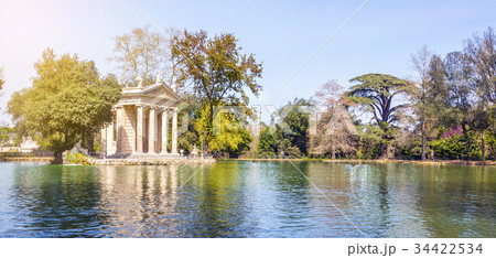 Temple of Aesculapius in Villa Borghese, Rome Temple of Aesculapius in Villa Borghese, Rome 34422534