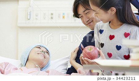 闘病を支える家族 闘病を支える家族 34423211