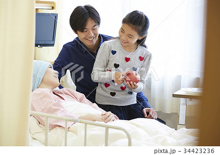 闘病を支える家族 34423236