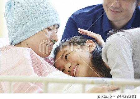 闘病を支える家族 闘病を支える家族 34423281