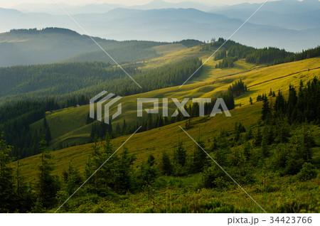 mountain valley in Carpathians 34423766