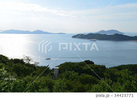 庵治御殿山公園より大島・女木・男木島・瀬戸内海 34423771