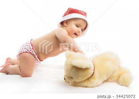 with santa hat 34425072