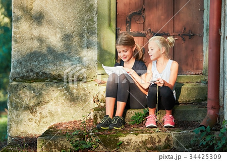 Two girls on the trip 34425309