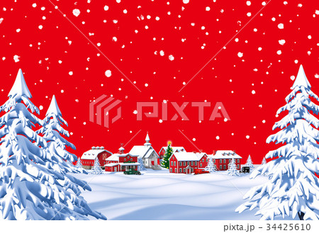 クリスマス 街 望遠 red 34425610