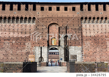 ミラノ・スフォルツェスコ城1 ミラノ・スフォルツェスコ城1 34426795