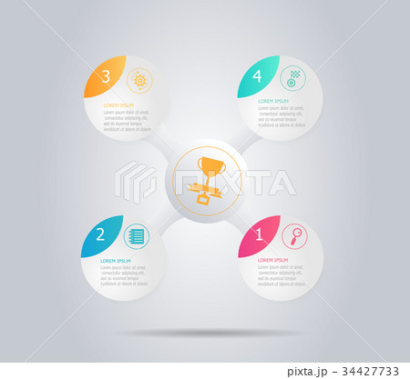 abstract modern circle infographic background abstract modern circle infographic background 34427733